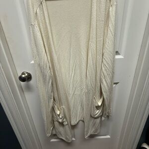 Zyia Cream Boyfriend Cardigan